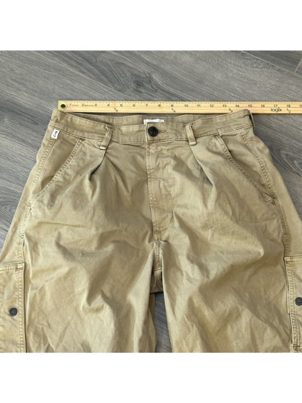 Citizens Of Humanity Cargo Pants Womens 29 Tan Catalina Flight Pants Barrel Leg - Picture 7 of 12